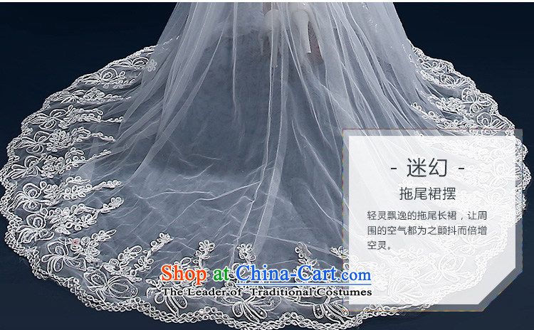 2015 bride quality custom word shoulder and chest straps spring wedding dresses red stylish long tail luxury, new photography white L picture, prices, brand platters! The elections are supplied in the national character of distribution, so action, buy now enjoy more preferential! As soon as possible.