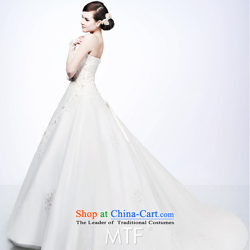 Full Chamber Fong advanced customization deluxe professional wedding dresses Korean long tail 2015 new H694 tail 30cm 173-S, full Chamber Fong shopping on the Internet has been pressed.