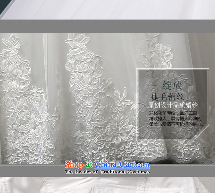 Hillo Lisa (XILUOSHA) word bride shoulder wedding tail Korean style wedding lace straps wedding dresses 2015 new white streak M picture, prices, brand platters! The elections are supplied in the national character of distribution, so action, buy now enjoy more preferential! As soon as possible.