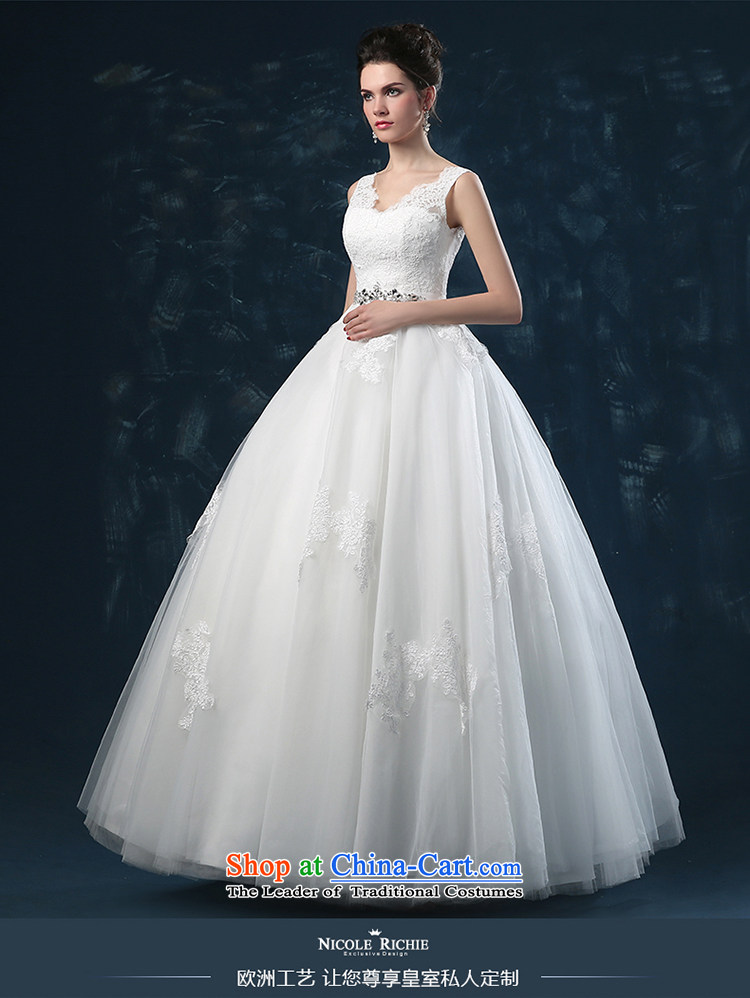 Wedding dress 2015 new bride of autumn and winter lace shoulders wedding on drill straps to align the Sau San wedding white XXL(3-5 day shipping) Picture, prices, brand platters! The elections are supplied in the national character of distribution, so action, buy now enjoy more preferential! As soon as possible.
