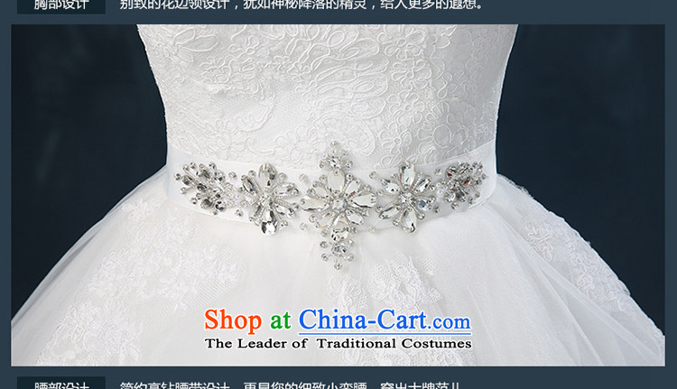 Wedding dress 2015 new bride of autumn and winter lace shoulders wedding on drill straps to align the Sau San wedding white XXL(3-5 day shipping) Picture, prices, brand platters! The elections are supplied in the national character of distribution, so action, buy now enjoy more preferential! As soon as possible.