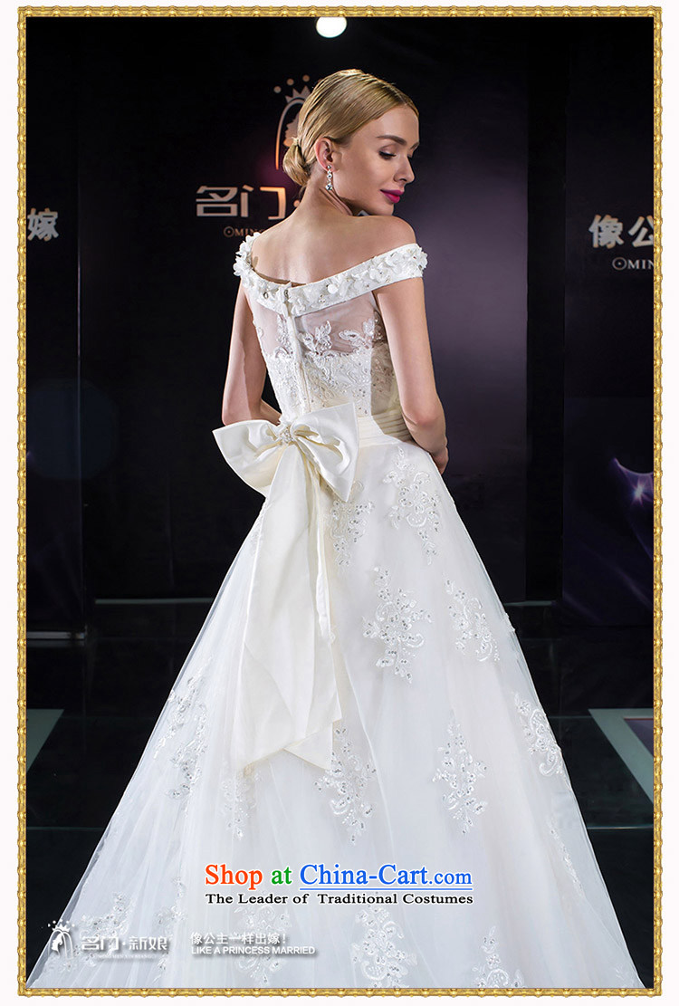 A Bride 2015 Summer Wedding dress the word wedding shoulder tail marriage Wedding 5640 White M 7 days pre-sale prices, pictures, brand platters! The elections are supplied in the national character of distribution, so action, buy now enjoy more preferential! As soon as possible.