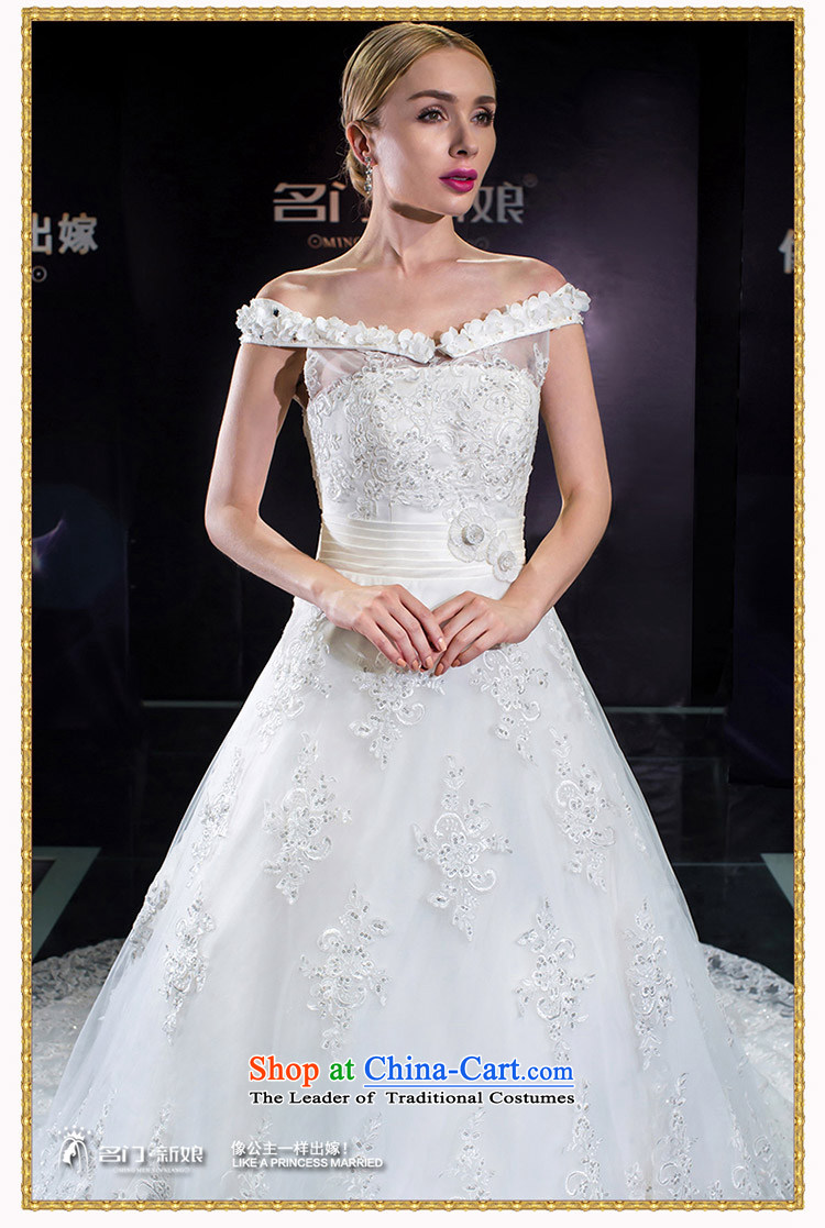 A Bride 2015 Summer Wedding dress the word wedding shoulder tail marriage Wedding 5640 White M 7 days pre-sale prices, pictures, brand platters! The elections are supplied in the national character of distribution, so action, buy now enjoy more preferential! As soon as possible.
