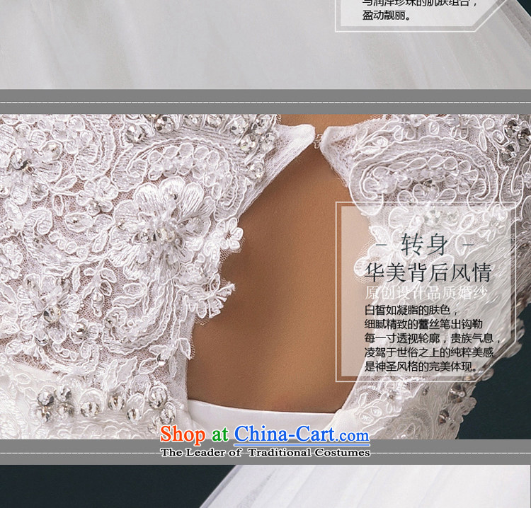 Hillo XILUOSHA Lisa (Word) Bride lace in shoulder cuff wedding high-end large tail straps wedding dresses 2015 New White S picture, prices, brand platters! The elections are supplied in the national character of distribution, so action, buy now enjoy more preferential! As soon as possible.