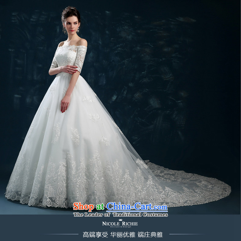 Wedding dress 2015 new word of autumn and winter bride shoulder wedding tail lace in cuff Sau San tie wedding tail L(7 days no reason to return pictures), prices, brand platters! The elections are supplied in the national character of distribution, so action, buy now enjoy more preferential! As soon as possible.