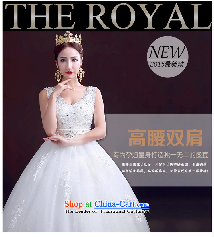 Wedding dress the summer and autumn of 2015 the new bride shoulders to align Top Loin wedding pregnant women wedding video thin White XXL pictures, winter price, brand platters! The elections are supplied in the national character of distribution, so action, buy now enjoy more preferential! As soon as possible.