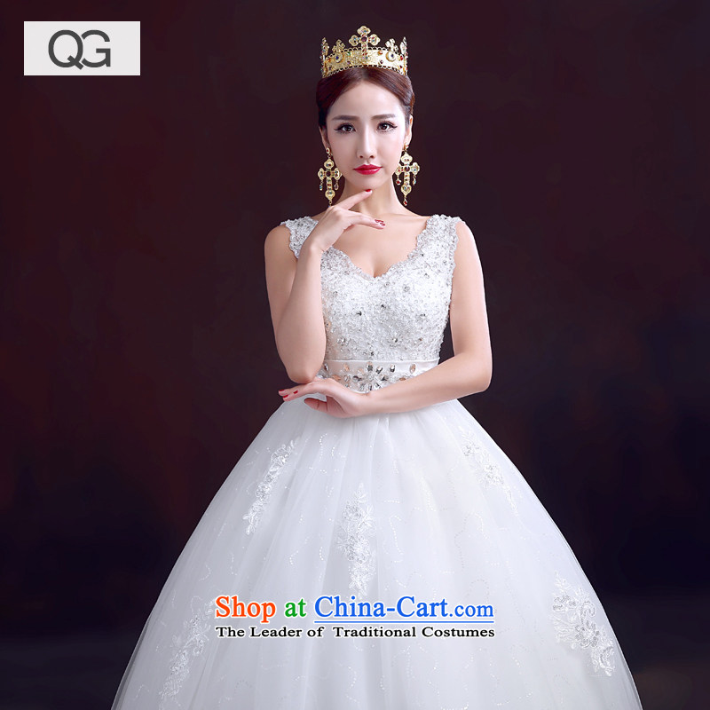 Wedding dress the summer and autumn of 2015 the new bride shoulders to align Top Loin wedding pregnant women wedding video thin white XXL, winter will soothe the wedding dress shopping on the Internet has been pressed.