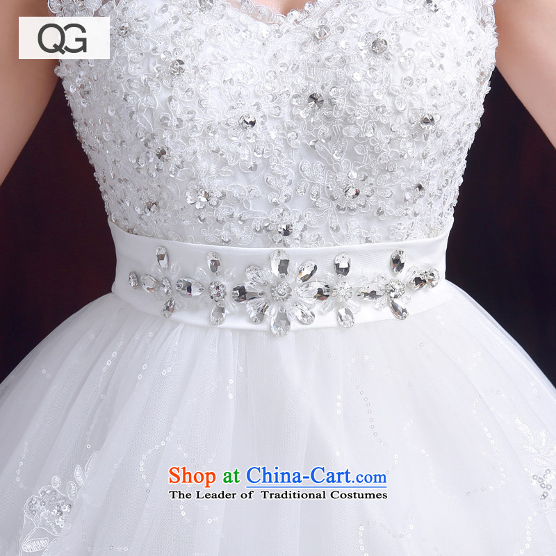 Wedding dress the summer and autumn of 2015 the new bride shoulders to align Top Loin wedding pregnant women wedding video thin white XXL, winter will soothe the wedding dress shopping on the Internet has been pressed.