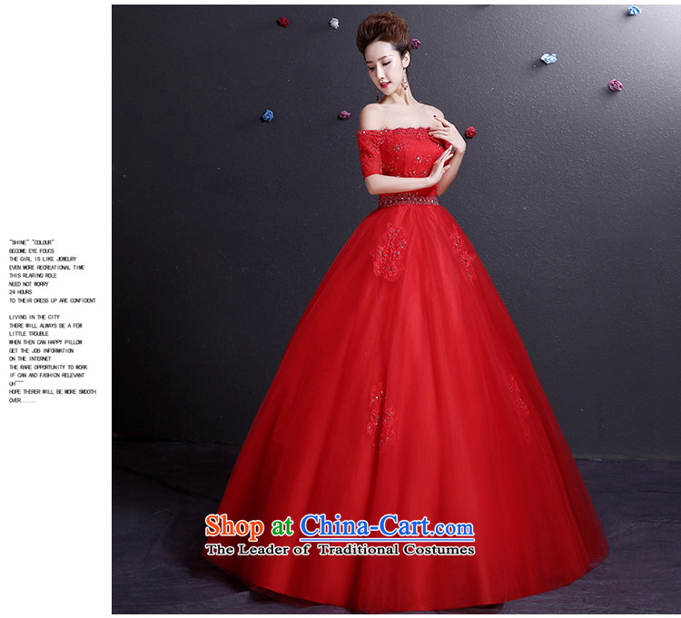 Wedding dresses of the word of the new 2015 Summer shoulder straps to align graphics thin bride red wedding red , prices, Photo L brand platters! The elections are supplied in the national character of distribution, so action, buy now enjoy more preferential! As soon as possible.