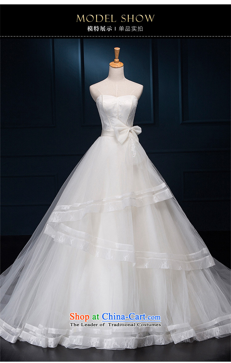 There is a Korean style and forget-me-not chest Sau San dream wedding dresses small trailing white 6 pictures, prices, brand platters! The elections are supplied in the national character of distribution, so action, buy now enjoy more preferential! As soon as possible.