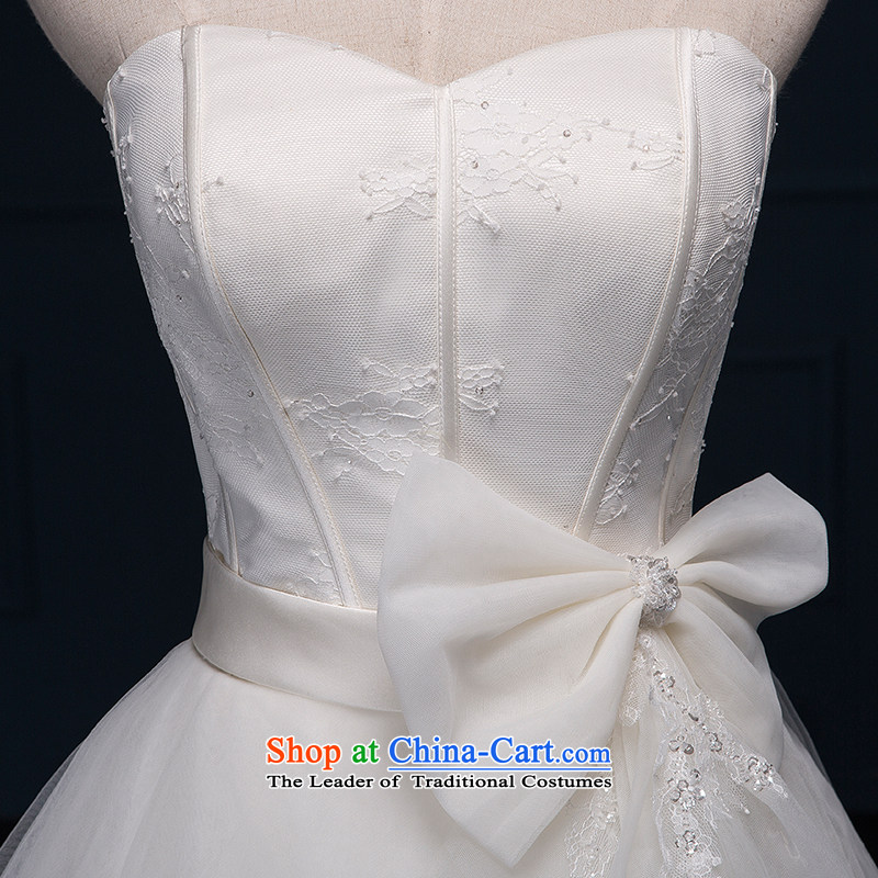 There is a Korean style and forget-me-not chest Sau San dream wedding dresses small trailing white 6 yards, HOC , , , shopping on the Internet