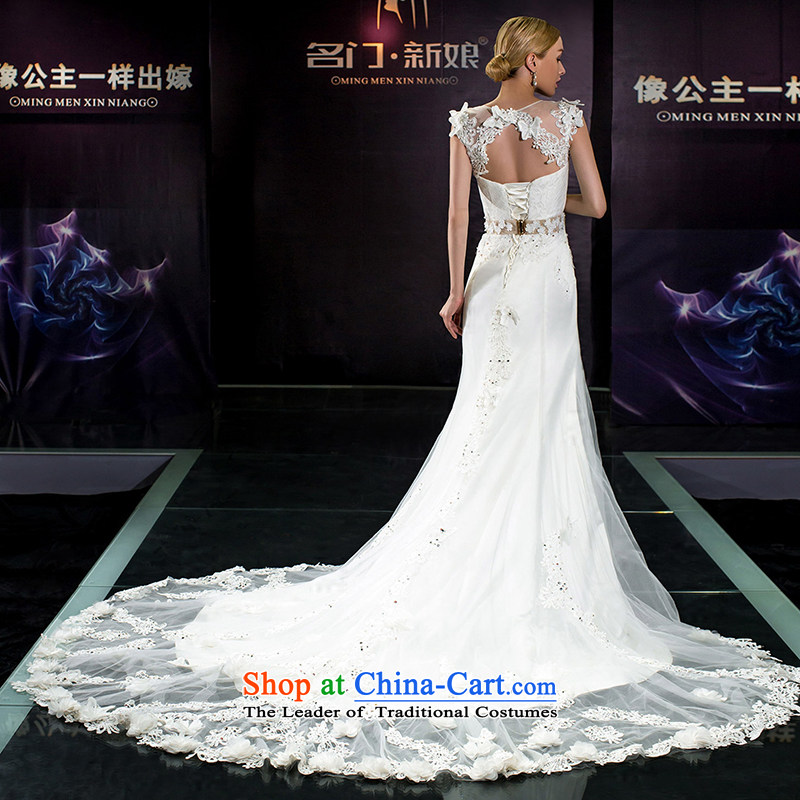A Bride 2015 Summer wedding dresses wedding tail of the word shoulder wedding summer crowsfoot 2560 White tailored to 20 per cent plus a bride shopping on the Internet has been pressed.