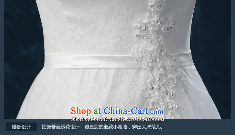 Wedding dress 2015 new autumn and winter stylish lace shoulders bride wedding back strap small tail Sau San wedding female white XL( Picture Quality Assurance), prices, brand platters! The elections are supplied in the national character of distribution, so action, buy now enjoy more preferential! As soon as possible.