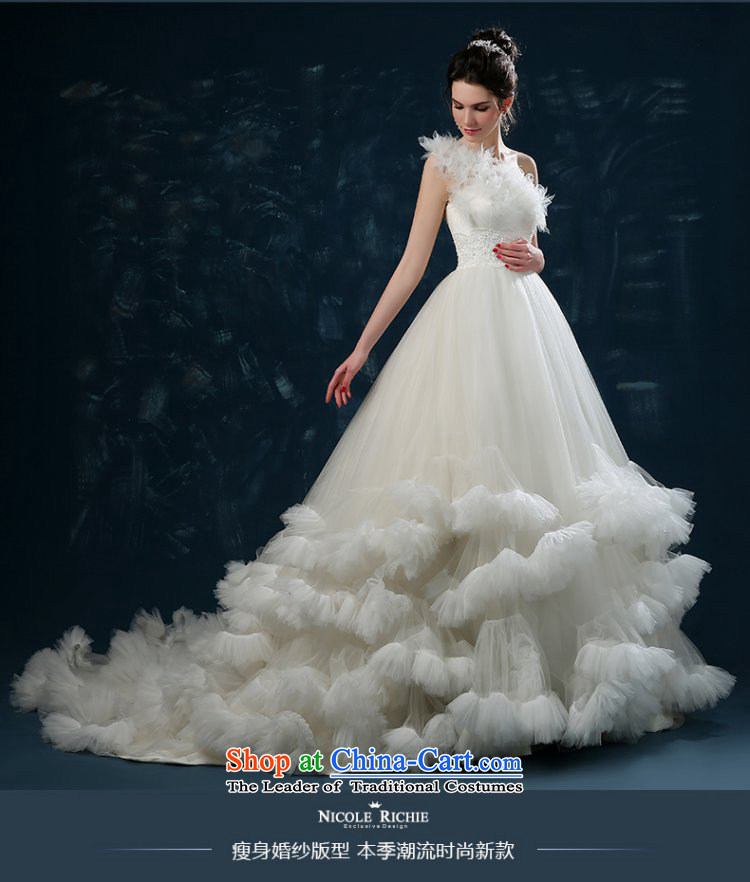 Wedding dress 2015 new autumn and winter and sexy shoulder and chest wedding high-end western clouds tail wedding strap white L(7 Sau San days no reason to return pictures), prices, brand platters! The elections are supplied in the national character of distribution, so action, buy now enjoy more preferential! As soon as possible.