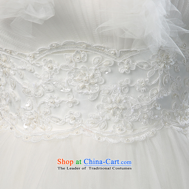 Wedding dress 2015 new autumn and winter and sexy shoulder and chest wedding high-end western clouds tail wedding strap white L(7 Sau San days no reason to return), Nicole Kidman (nicole richie) , , , shopping on the Internet