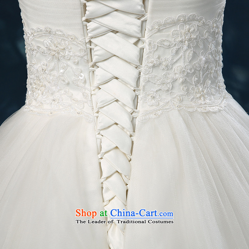 Wedding dress 2015 new autumn and winter and sexy shoulder and chest wedding high-end western clouds tail wedding strap white L(7 Sau San days no reason to return), Nicole Kidman (nicole richie) , , , shopping on the Internet