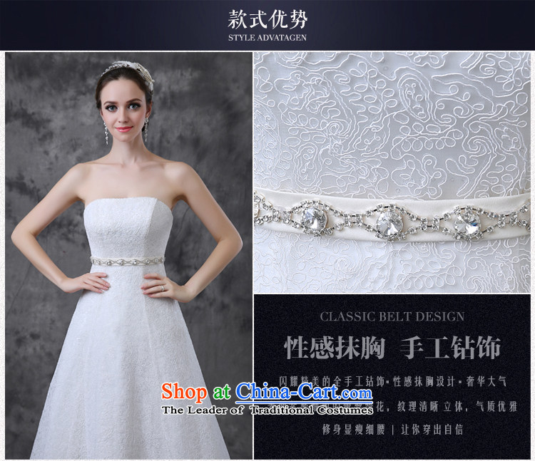 The new 2015 Martin Taylor anointed chest wedding dresses and stylish spring and summer to align A swing marriages wedding video thin wedding Sau San White (buy gift of three kit) L picture, prices, brand platters! The elections are supplied in the national character of distribution, so action, buy now enjoy more preferential! As soon as possible.