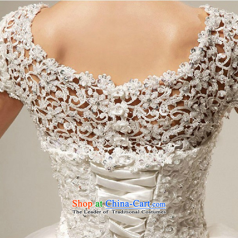 Yong-yeon and 2015 New wedding dresses retro palace sweet princess engraving on the design of a field shoulder straps bride wedding White M, Yong-yeon and shopping on the Internet has been pressed.