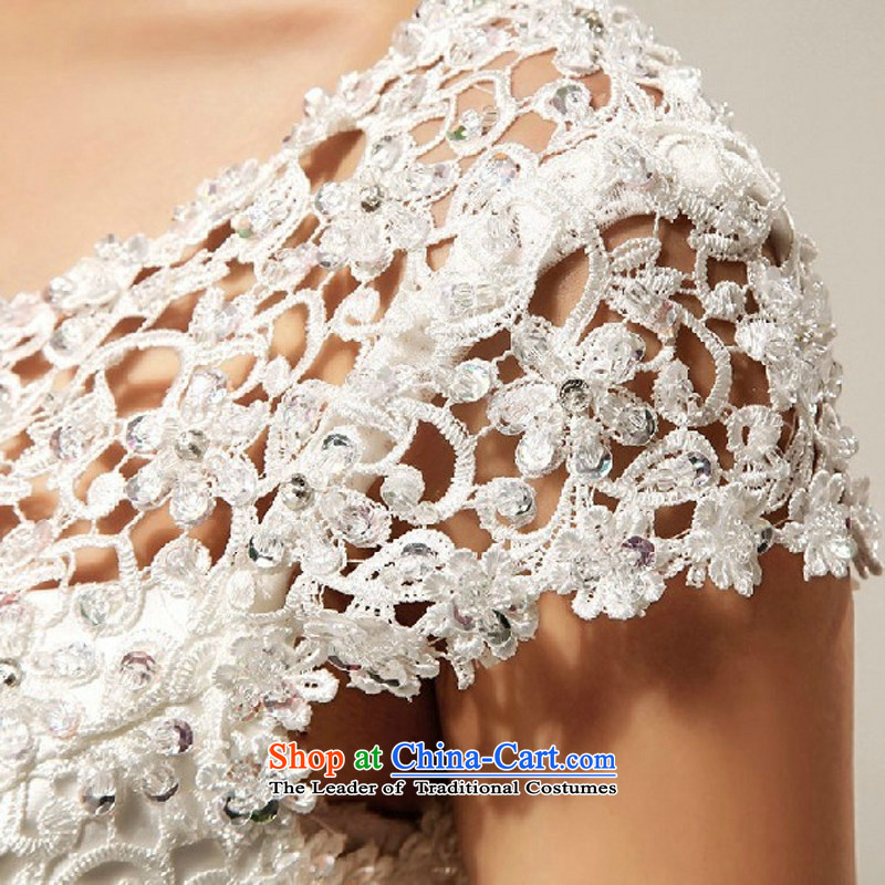 Yong-yeon and 2015 New wedding dresses retro palace sweet princess engraving on the design of a field shoulder straps bride wedding White M, Yong-yeon and shopping on the Internet has been pressed.