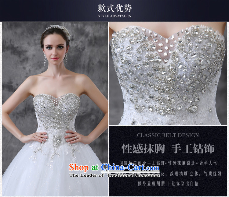 Martin Taylor New 2015 wedding dresses pregnant women married women to align the large sleeveless video thin drill and Sau San chest wedding summer white (buy gift of three kit) XL Photo, prices, brand platters! The elections are supplied in the national character of distribution, so action, buy now enjoy more preferential! As soon as possible.