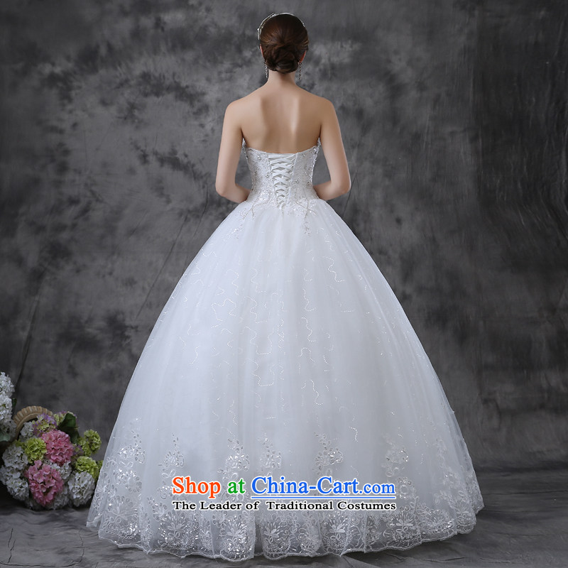 Martin Taylor New 2015 wedding dresses pregnant women married women to align the large sleeveless video thin drill and Sau San chest wedding summer white (buy gift of three kit) XL, Martin (TAILEMARTIN Taylor) , , , shopping on the Internet