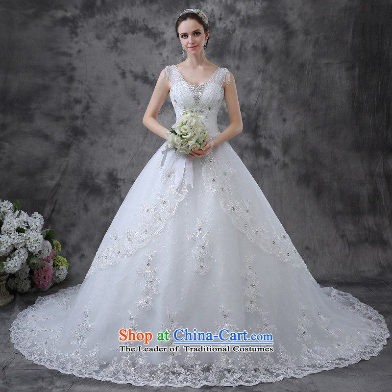 The new 2015 Martin Taylor tail spring and summer wedding marriages sleeveless large graphics thin wiping the Chest Sau San luxury big wedding white (buy gift of three kit) S, Martin (TAILEMARTIN Taylor) , , , shopping on the Internet
