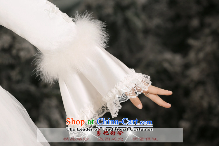 Yong-yeon and winter 2015 won the new version of the wedding dresses long-sleeved gross clip cotton white strap princess wedding white L picture, prices, brand platters! The elections are supplied in the national character of distribution, so action, buy now enjoy more preferential! As soon as possible.