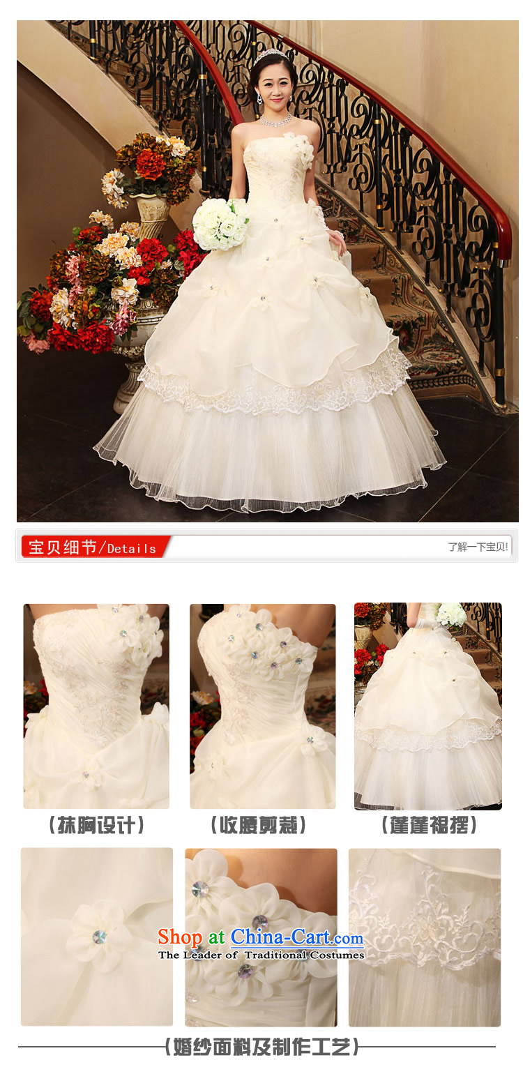Yong-yeon and new 2015 Korean sweet princess wedding alignment with Chest straps flowers niba retro wedding dresses have been upgraded into a white tie straps M picture, prices, brand platters! The elections are supplied in the national character of distribution, so action, buy now enjoy more preferential! As soon as possible.