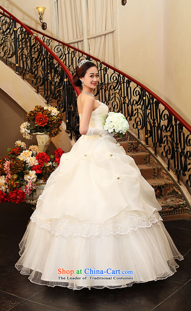 Yong-yeon and new 2015 Korean sweet princess wedding alignment with Chest straps flowers niba retro wedding dresses have been upgraded into a white tie straps M picture, prices, brand platters! The elections are supplied in the national character of distribution, so action, buy now enjoy more preferential! As soon as possible.