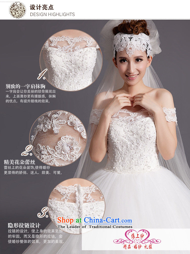 Yong-yeon and bride 2015 wedding dresses new Korean word shoulder trendy pregnant women to align the retro code plain manual wedding Ho Kit with white L picture, prices, brand platters! The elections are supplied in the national character of distribution, so action, buy now enjoy more preferential! As soon as possible.