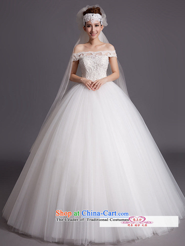 Yong-yeon and bride 2015 wedding dresses new Korean word shoulder trendy pregnant women to align the retro code plain manual wedding Ho Kit with white L picture, prices, brand platters! The elections are supplied in the national character of distribution, so action, buy now enjoy more preferential! As soon as possible.