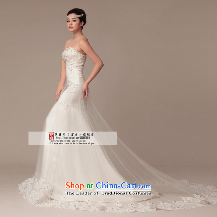 Wedding dress 2015 spring/summer at the new tissue chest straps satin lace long tail crowsfoot wedding package returning pictures, XXL price, brand platters! The elections are supplied in the national character of distribution, so action, buy now enjoy more preferential! As soon as possible.
