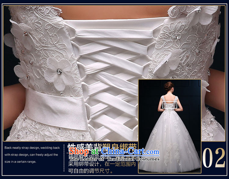 Wedding dresses new Asian layout to align the shoulders A swing wedding custom video thin word bride shoulder wedding white streak XL Photo, prices, brand platters! The elections are supplied in the national character of distribution, so action, buy now enjoy more preferential! As soon as possible.