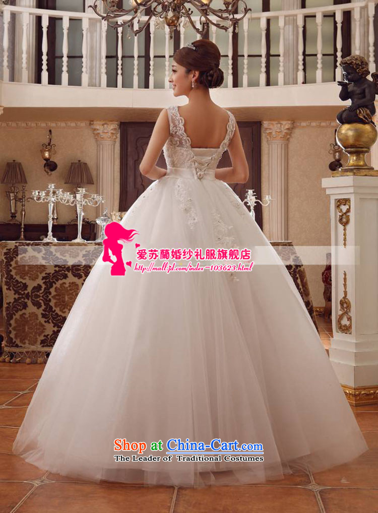 The new wedding shoulders V-neck strain wedding marriage spring and summer wedding Top Loin of Korean version of large white wedding code will not change the size of pictures, prices, brand platters! The elections are supplied in the national character of distribution, so action, buy now enjoy more preferential! As soon as possible.