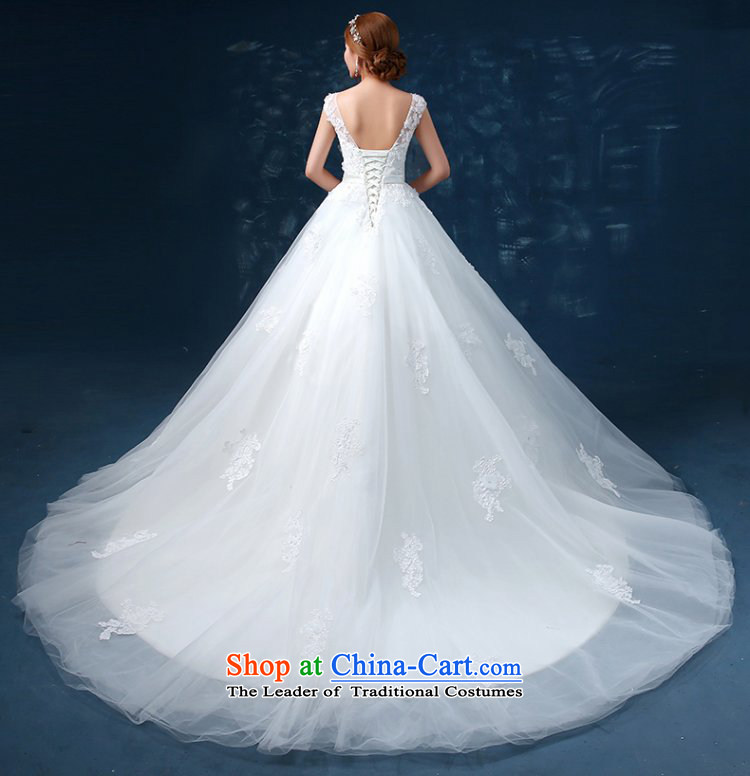2015 WINTER wedding dresses spring marriages to align the tail of the word shoulder wedding shoulders large yard long trailing white streak M picture, prices, brand platters! The elections are supplied in the national character of distribution, so action, buy now enjoy more preferential! As soon as possible.