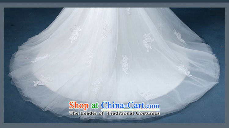 2015 WINTER wedding dresses spring marriages to align the tail of the word shoulder wedding shoulders large yard long trailing white streak M picture, prices, brand platters! The elections are supplied in the national character of distribution, so action, buy now enjoy more preferential! As soon as possible.