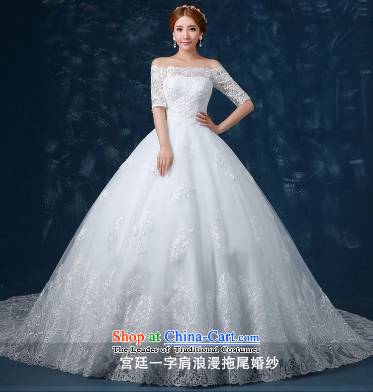 Beverly Ting tail wedding winter 2015 new wedding dresses palace bride lace a field to align the shoulder larger video thin strap white M picture, prices, brand platters! The elections are supplied in the national character of distribution, so action, buy now enjoy more preferential! As soon as possible.