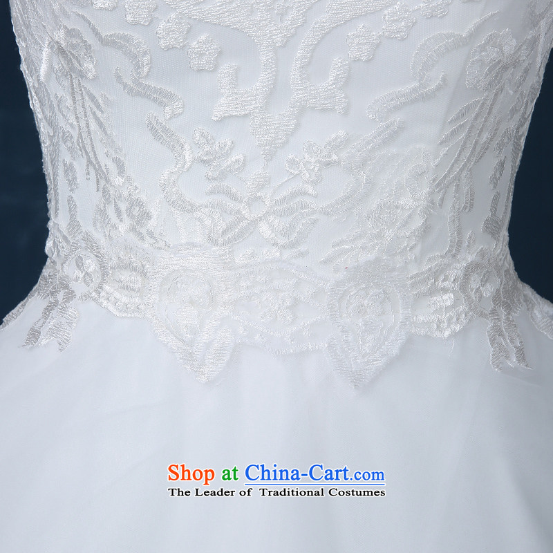 Beverly Ting tail wedding winter 2015 new wedding dresses palace bride lace a field to align the shoulder larger video thin white strap M, Beverly (tingbeier ting) , , , shopping on the Internet
