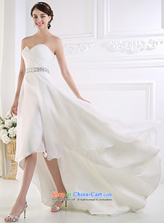 Custom Wedding 2015 dressilyme bride wedding dresses spring and summer new minimalist wiping the chest A field with Princess bon bon skirt to align the large (Blue - out of stock prices, pictures, XXSTOXL) Brand platters! The elections are supplied in the national character of distribution, so action, buy now enjoy more preferential! As soon as possible.