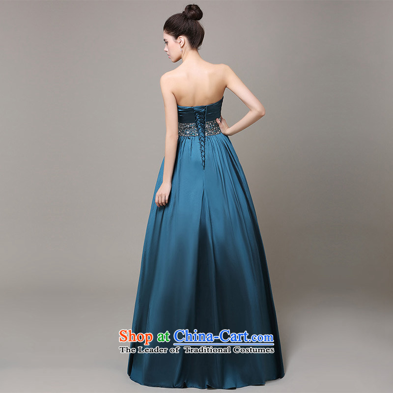 Custom Wedding 2015 dressilyme bride wedding dresses spring and summer new minimalist wiping the chest A field with Princess bon bon skirt to align the large (Blue - no spot XXS,DRESSILY OCCASIONS ME WEAR ON-LINE,,, shopping on the Internet