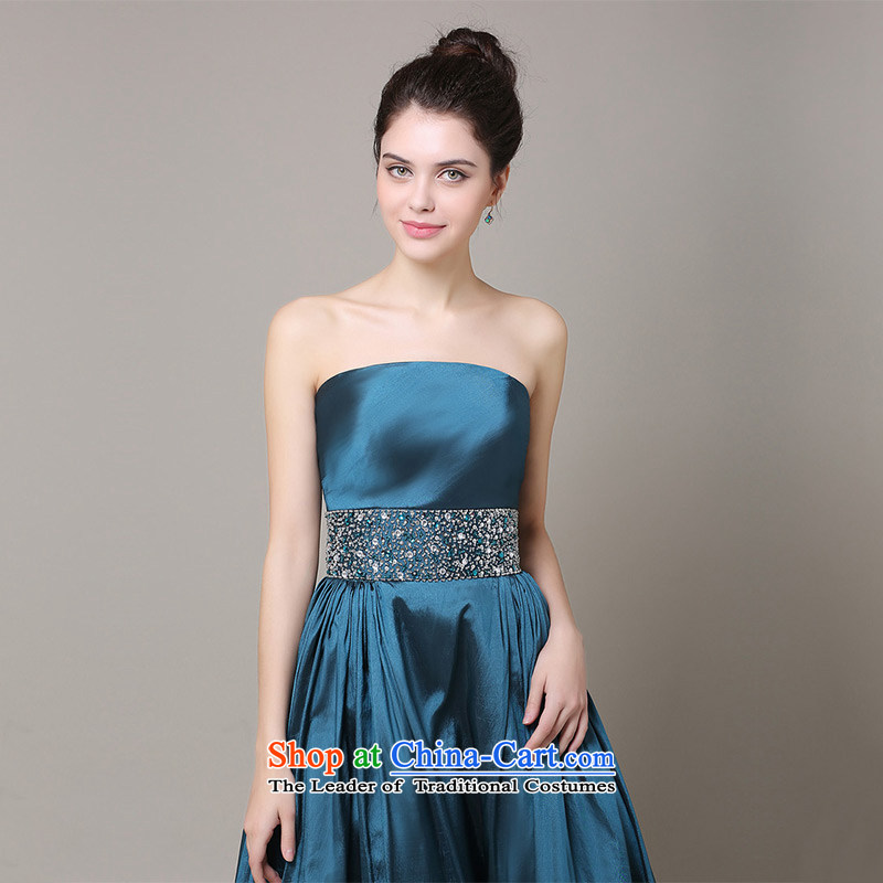 Custom Wedding 2015 dressilyme bride wedding dresses spring and summer new minimalist wiping the chest A field with Princess bon bon skirt to align the large (Blue - no spot XXS,DRESSILY OCCASIONS ME WEAR ON-LINE,,, shopping on the Internet