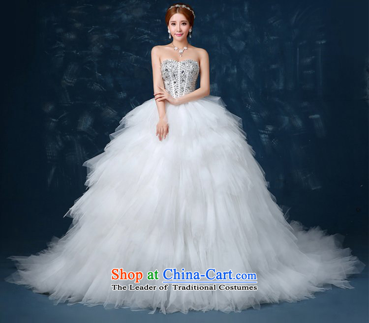 Beverly Ting wedding dresses 2015 Spring New Korean brides anointed chest diamond tail wedding summer feathers to align graphics thin white S pictures, Sau San price, brand platters! The elections are supplied in the national character of distribution, so action, buy now enjoy more preferential! As soon as possible.