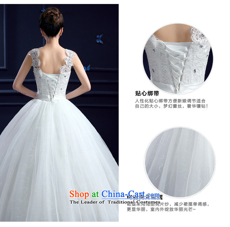 Honeymoon bride wedding dresses 2015 Amoi Sleeveless Korean lace package shoulder V-Neck pregnant women large wedding pictures, White M Summer Price, brand platters! The elections are supplied in the national character of distribution, so action, buy now enjoy more preferential! As soon as possible.