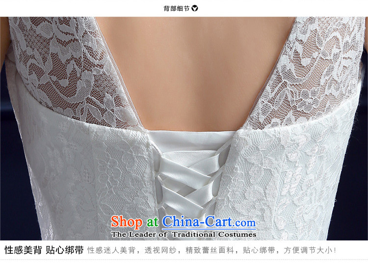 Honeymoon bride wedding dresses 2015 Summer new Korean lace collar package shoulder retro pregnant women large wedding white picture, prices, XS brand platters! The elections are supplied in the national character of distribution, so action, buy now enjoy more preferential! As soon as possible.
