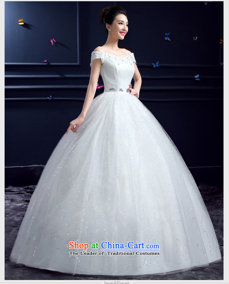 Honeymoon bride 2015 Summer new wedding dresses Korean word princess sweet your shoulders to lace Diamond Wedding White M pictures, prices, brand platters! The elections are supplied in the national character of distribution, so action, buy now enjoy more preferential! As soon as possible.