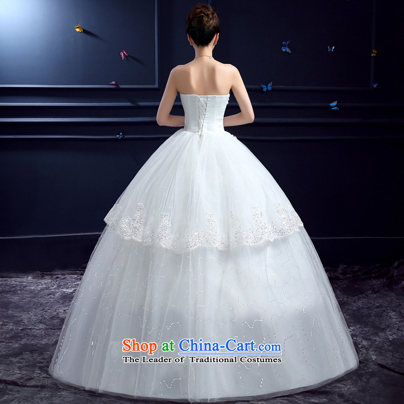 Wedding 2015 new wedding dresses honeymoon bride anointed chest wedding Korean diamond on-chip to align the wedding white XS, bride honeymoon shopping on the Internet has been pressed.