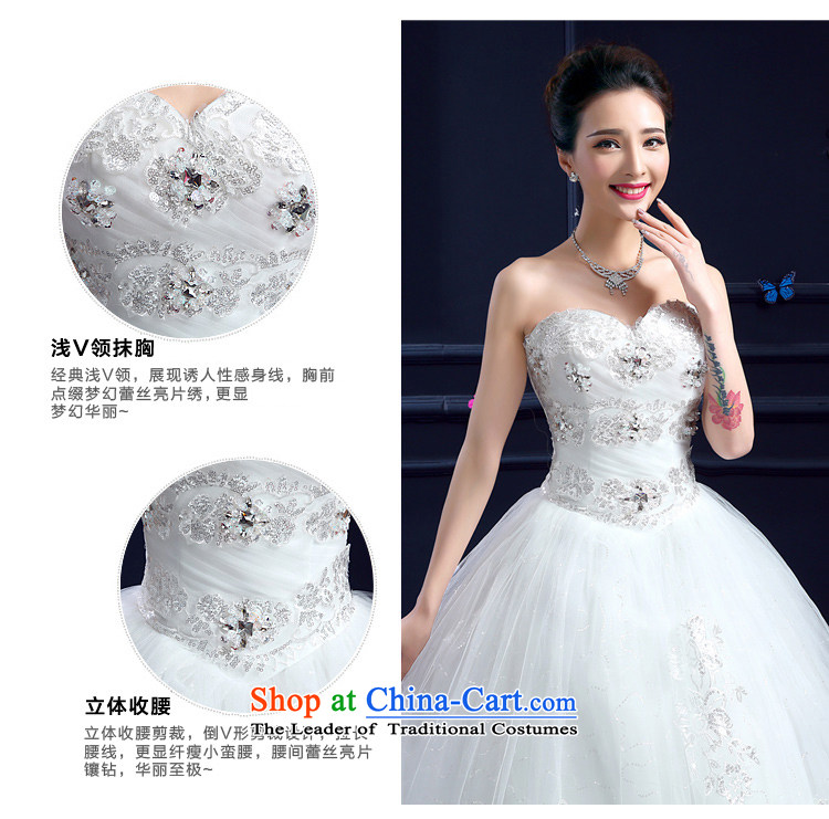 Wedding 2015 new wedding dresses honeymoon bride anointed chest wedding stunning bright chip lace to align the wedding White M pictures, prices, brand platters! The elections are supplied in the national character of distribution, so action, buy now enjoy more preferential! As soon as possible.