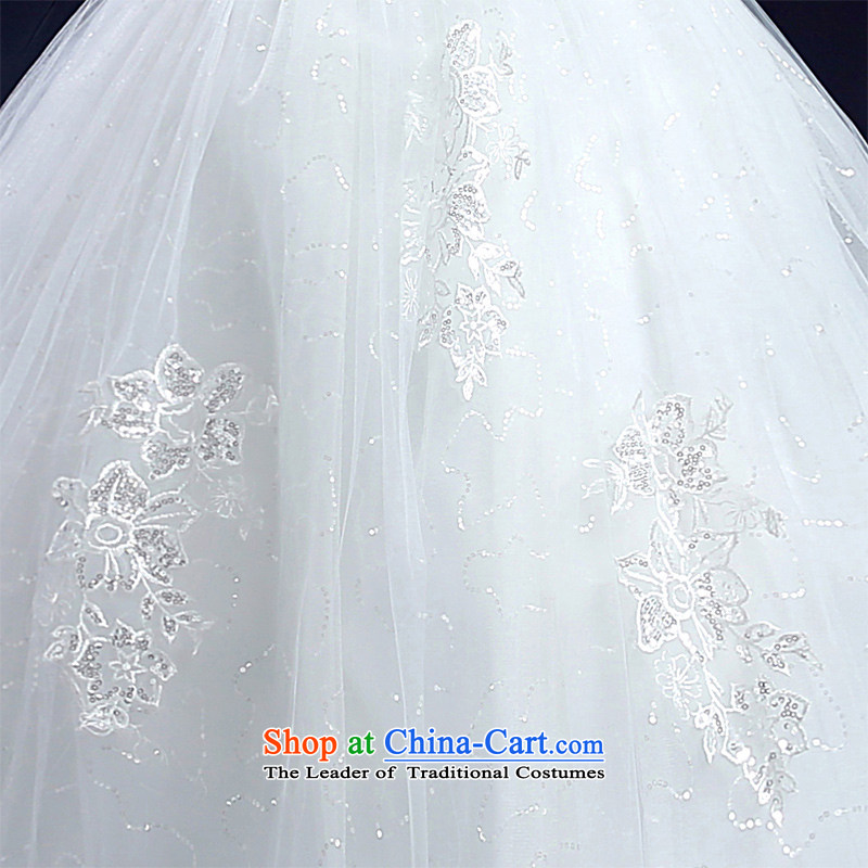 Wedding 2015 new wedding dresses honeymoon bride anointed chest wedding stunning bright chip lace to align the wedding White M honeymoon bride shopping on the Internet has been pressed.