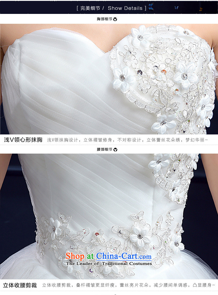 Wedding 2015 new wedding dresses honeymoon bride anointed chest wedding Korean Dream lace princess wedding White M pictures, prices, brand platters! The elections are supplied in the national character of distribution, so action, buy now enjoy more preferential! As soon as possible.