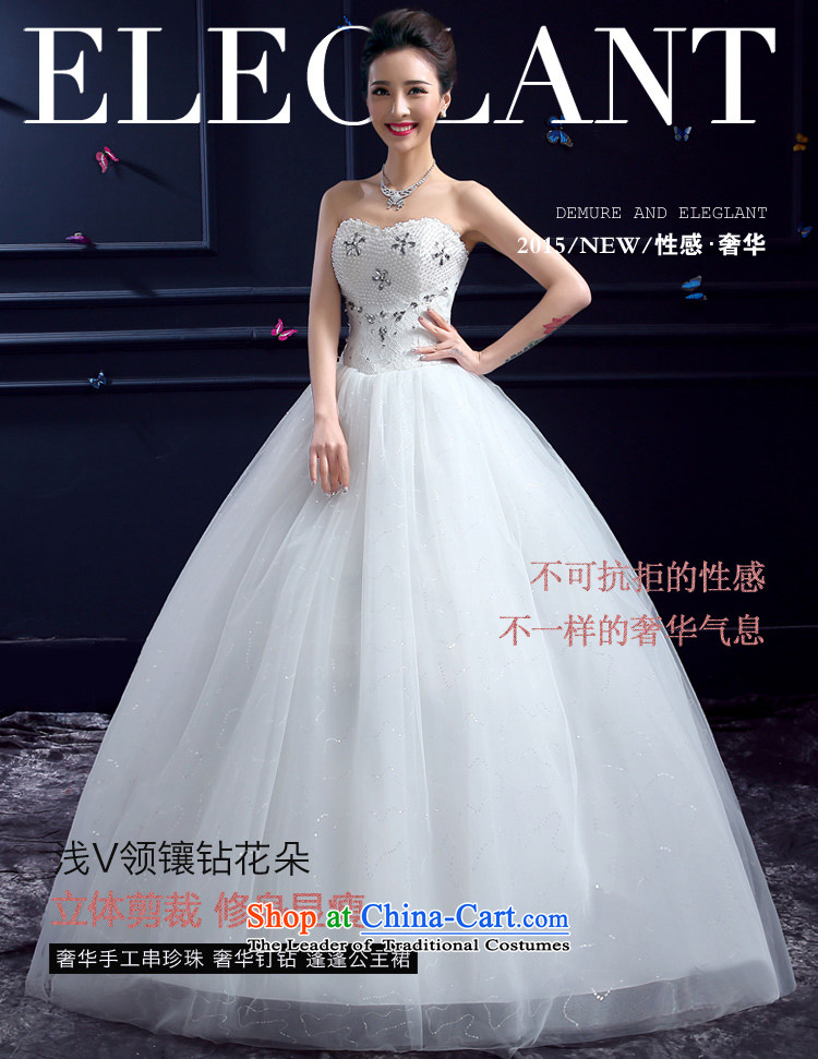 Wedding 2015 new wedding dresses honeymoon bride anointed chest wedding pearl diamond wedding to align the princess white XS picture, prices, brand platters! The elections are supplied in the national character of distribution, so action, buy now enjoy more preferential! As soon as possible.